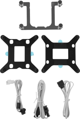 Система водяного охлаждения Lian-Li Galahad II Trinity 240 ARGB Soc-AM5/AM4/1200/1700/1851 белый30dB Al+Cu 240W Ret (G89.GA2T24W.00)