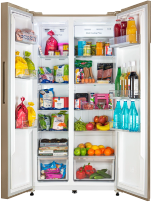 Холодильник Lex LSB530GlGID 2-хкамерн. золотистый инвертер