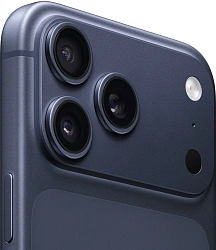 Смартфон Apple A3526 iPhone 17 Pro Max 256Gb 12Gb темно-синий моноблок 3G 4G 1Sim 6.9" 1320x2868 iOS 26 48Mpix 802.11 a/b/g/n/ac/ax/be NFC GPS Protect