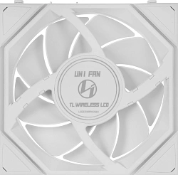 Вентилятор для корпуса Lian-Li Uni Fan TL Wireless LCD 120 LCD ARGB 120х124x28 белый 4-pin 27дБ (G99.12TLLCD1W1W.R0) Ret