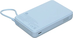 Мобильный аккумулятор Xiaomi Magnetic BHR08PCGL 10000mAh QC3.0/PD3.0 33W 3A USB-C беспров.зар. голубой