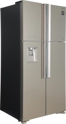 Холодильник Hitachi R-W660PUC7X GC 2-хкамерн. шампань стекло