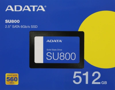 Накопитель SSD A-Data SATA-III 512GB ASU800SS-512GT-C SU800 2.5"