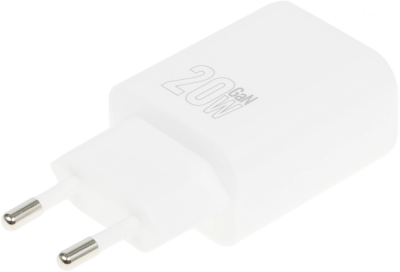 Сетевое зар./устр. Hoco N61 Gentle 20W 3A (PD+QC) USB-A/Type-C универсальное белый (44242)