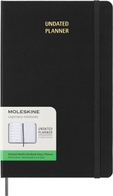 Еженедельник Moleskine CLASSIC WKNT Large 130х210мм недатир. 288 черный