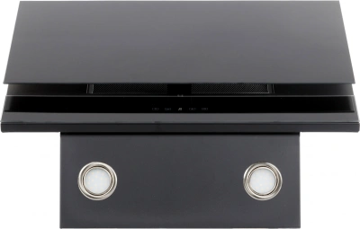 Вытяжка каминная Elikor Жемчуг 60П-700-Е4Д антрацит/черное стекло управление: сенсорное (1 мотор)