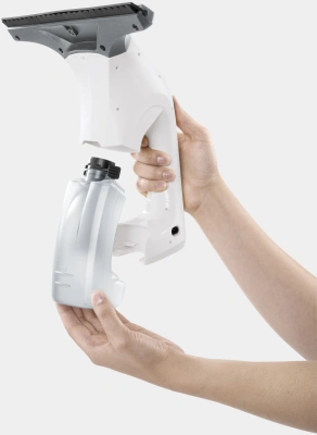 Мойщик окон Karcher WV 1 Plus Frame Edition шир.скреб.:250мм пит.:от аккум. белый/серый