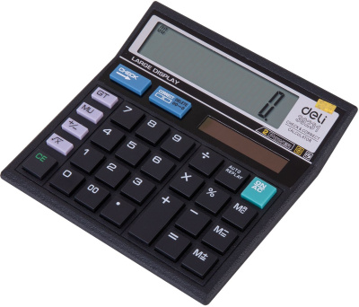 Калькулятор настольный Deli E39231 черный 12-разр.