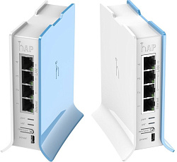 Роутер беспроводной MikroTik hAP lite (RB941-2ND) N300 10/100BASE-TX белый