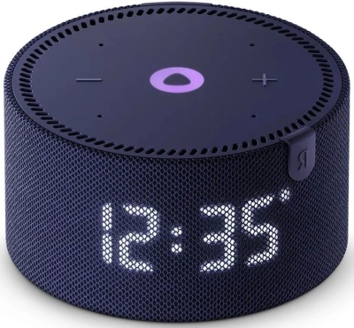 Умная колонка Yandex Станция Мини с часами Алиса синий 10W 1.0 BT 10м (YNDX-00020B)