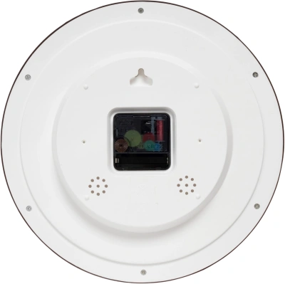 Часы настенные аналоговые Бюрократ WALLC-R87P D29см темно-коричневый/белый (WALLC-R87P29/DARK_BROWN)