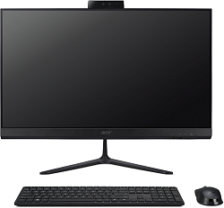 Моноблок Acer Aspire C24B-GKRK 23.8" Full HD Ryzen 7 350 (2) 16Gb SSD512Gb RGr Eshell GbitEth WiFi BT 65W клавиатура мышь Cam черный 1920x1080