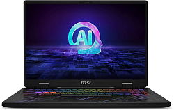 Ноутбук MSI Pulse 16 AI C1VGKG-018RU Core Ultra 7 155H 16Gb SSD1Tb NVIDIA GeForce RTX4070 8Gb 16" IPS QHD+ (2560x1600) Windows 11 Home black WiFi BT Cam (9S7-15P311-018)