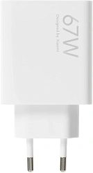 Сетевое зар./устр. Xiaomi BHR9465EU 67W 6A (PD) USB Type-C универсальное белый