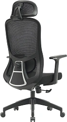 Кресло Cactus CS-MC515-BK черный сиденье черный сетка/ткань с подголов. крестов. пластик пластик черный