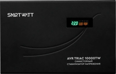 Стабилизатор напряжения Smartwatt AVR Triac 10000TW 10000ВА черный