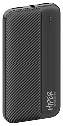 Мобильный аккумулятор Hiper SM10000 10000mAh 12W 2.4A USB-A черный (SM10000 BLACK)
