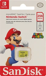 Флеш карта microSDXC 256GB Sandisk SDSQXAO-256G-GN3ZN Nintendo Switch w/o adapter