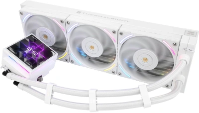 Система водяного охлаждения Thermalright Hyper Vision 360 ARGB Soc-AM5/AM4/1151/1200/2066/2011/1700 белый 4-pin 27dB Al LCD Ret (H-VISION-360-WH-ARGB)