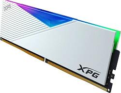 Память DDR5 2x16GB 6000MHz A-Data AX5U6000C3016G-DCLARWH XPG Lancer RGB RTL Gaming PC5-48000 CL30 DIMM 288-pin 1.35В kit single rank с радиатором Ret