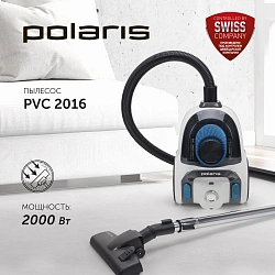 Пылесос Polaris PVC 2016 2000Вт белый/черный