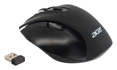 Мышь Acer OMR140 черный оптическая 1600dpi беспров. USB 6but (ZL.MCEEE.00G)