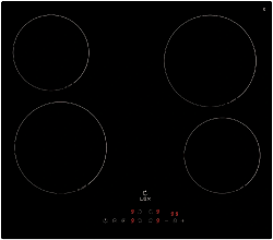 Варочная поверхность Lex EVH 6040B BL черный