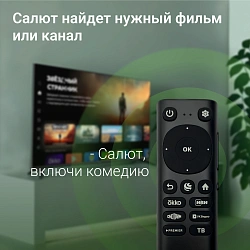 Телевизор LED Digma 43" DM-LED43SBB36 Салют ТВ Frameless Metal черный/черный FULL HD 60Hz DVB-T DVB-T2 DVB-C DVB-S DVB-S2 USB WiFi Smart TV