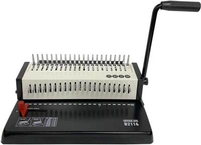 Переплетчик Office Kit B2116 A4/перф.13л.сшив/макс.450л./пластик.пруж. (4.5-45мм)