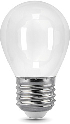 Лампа светодиодная Gauss Filament 105202209-D 9Вт цок.:E27 шар 220B св.свеч.бел.нейт. (упак.:10шт)