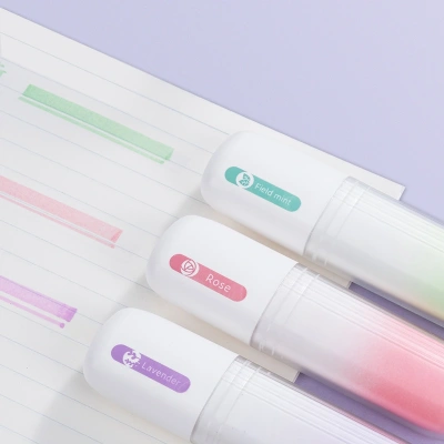 Набор текстовыделителей Deli SK188 скошенный пиш. наконечник 3цв. ассорти коробка картонная (3шт.)