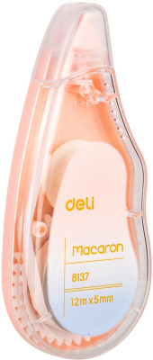 Лента коррект. Deli EH333 12мx5мм ассорти корпус белый блистер (упак.:3шт)