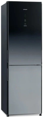 Холодильник Hitachi R-BG410PUC6X XGR 2-хкамерн. серый стекло инвертер