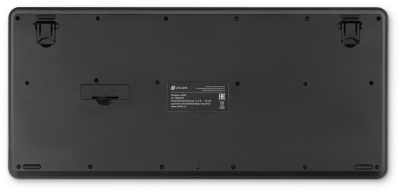 Клавиатура Оклик 865S черный USB беспроводная BT/Radio slim Multimedia (подставка для запястий) (1809339)
