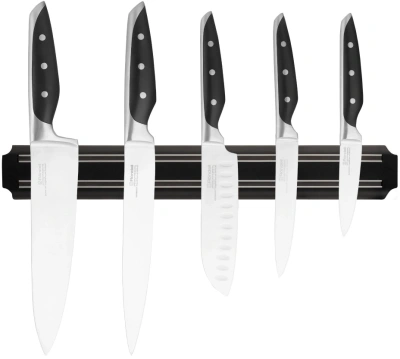 Набор ножей кухон. Rondell Espada RD-324 компл.:5предм. магн.держ. черный подар.коробка