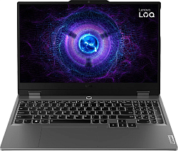 Ноутбук Lenovo LOQ 15IRX9 Core i7 13650HX 16Gb SSD512Gb NVIDIA GeForce RTX 3050 6Gb 15.6" IPS FHD (1920x1080) без ОС grey WiFi BT Cam (83DV0072PS)