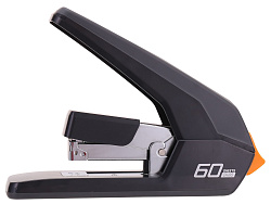Степлер настольный Deli E0465BLACK Expert 24/6 26/6 23/6 23/8 23/10 (60листов) снижение усилия черный 100скоб коробка