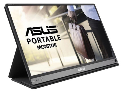 Монитор Asus 15.6" ZenScreen MB16AP темно-серый IPS LED 16:9 глянцевая 220cd 178гр/178гр 1920x1080 60Hz FHD USB 0.86кг