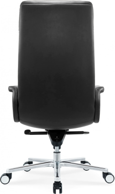 Кресло руководителя Cactus CS-LBK-AMSTERDAM кожа крестов. алюминий