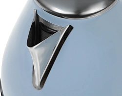 Чайник электрический Delonghi KBOV2001.AZ 1.7л. 2000Вт голубой корпус: металл/пластик