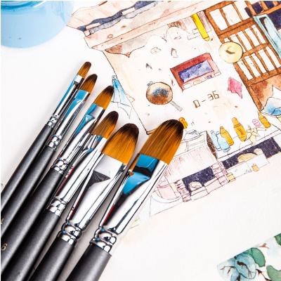 Набор кистей Deli 73894 Arte Nuevo нейлон плоск.