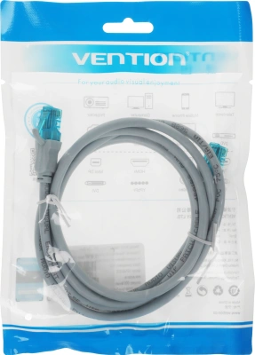 Патч-корд Vention VAP-A10-S150 1Гбит/с UTP 4 пары cat.5E CCA molded 1.5м серый RJ-45 (m)-RJ-45 (m)