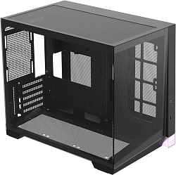 Корпус Formula Crystal Z4M Plus черный без БП mATX 2x120mm 1xUSB2.0 1xUSB3.0 audio bott PSU