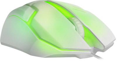 Мышь Defender Cyber MB-560L белый оптическая 1600dpi USB для ноутбука 2but (52561)