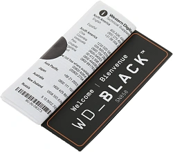 Накопитель SSD WD PCIe 4.0 x4 1TB WDS100T2XHE Black SN850X M.2 2280