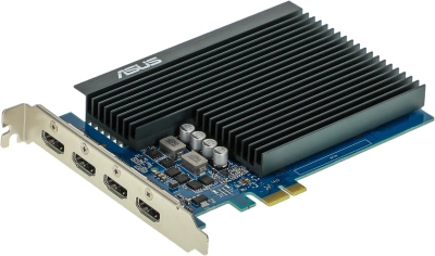 Видеокарта Asus PCI-E 2.0 GT730-4H-SL-2GD5 NVIDIA GeForce GT 730 2Gb 64bit GDDR5 902/5010 HDMIx4 HDCP Ret