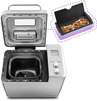 Хлебопечь Kitfort КТ-304 550Вт нержавеющая сталь