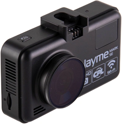 Видеорегистратор с радар-детектором Playme Mark se GPS ГЛОНАСС черный