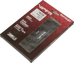Память DDR3 2x8GB 1866MHz Patriot PV316G186C0K Viper 3 RTL PC3-14900 CL10 DIMM 240-pin 1.5В dual rank с радиатором Ret