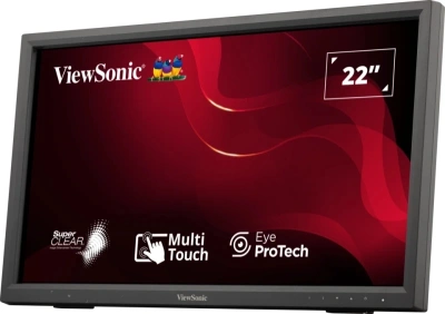 Монитор ViewSonic 21.5" TD2223-2 черный VA LED 16:9 DVI HDMI M/M глянцевая 250cd 170гр/160гр 1920x1080 75Hz VGA FHD USB Touch 4.5кг